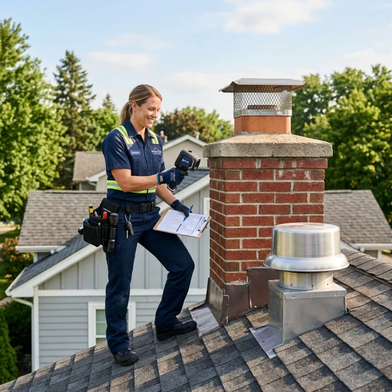 Technician removing a deceased bird from an indoor space in Officer South